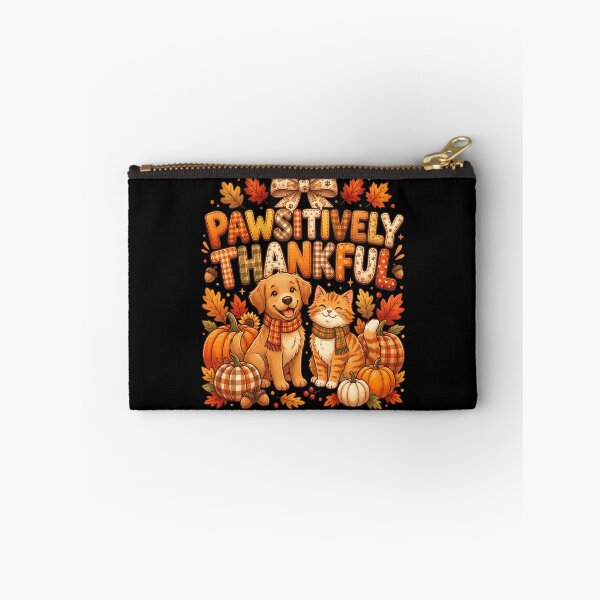 Item preview, Autumn Paw Prints with Golden Retriever Cat Pumpkins and Plaid Bow designed and sold by ArcaneArtistry.