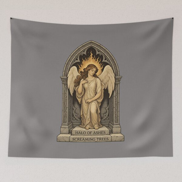 Item preview, Halo Of Ashes Screaming Trees Angel Medallion-4 designed and sold by KERRYHIBBS.