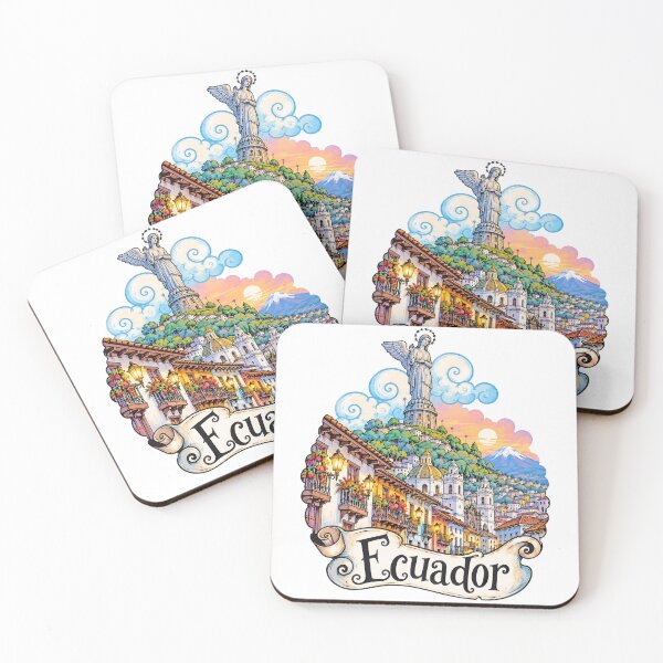 Item preview, Virgin of El Panecillo Quito Ecuador Travel Art designed and sold by EdwinkOne.