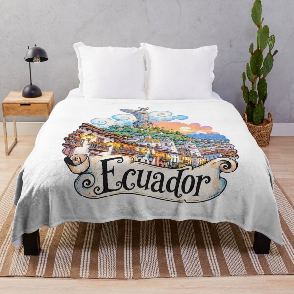 Item preview, Virgin of El Panecillo Quito Ecuador Travel Art designed and sold by EdwinkOne.