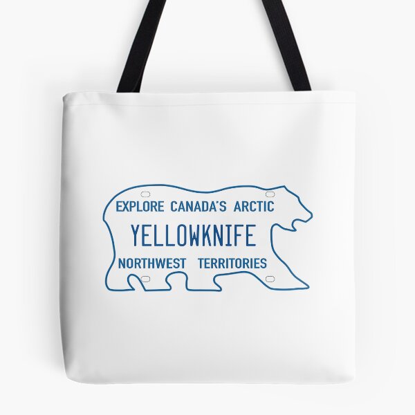 Item preview, Yellowknife License Plate designed and sold by aianhiaiuiu.