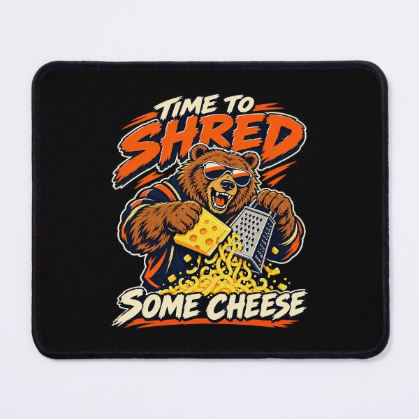 Item preview, Time To Shred Some Cheese Funny Bear Grating Cheese designed and sold by MelBarrerahh.
