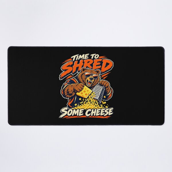 Item preview, Time To Shred Some Cheese Funny Bear Grating Cheese designed and sold by MelBarrerahh.