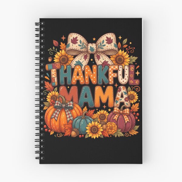 Item preview, Thankful Mama Fall Pumpkin Sunflower Autumn Harvest Illustration designed and sold by ArcaneArtistry.