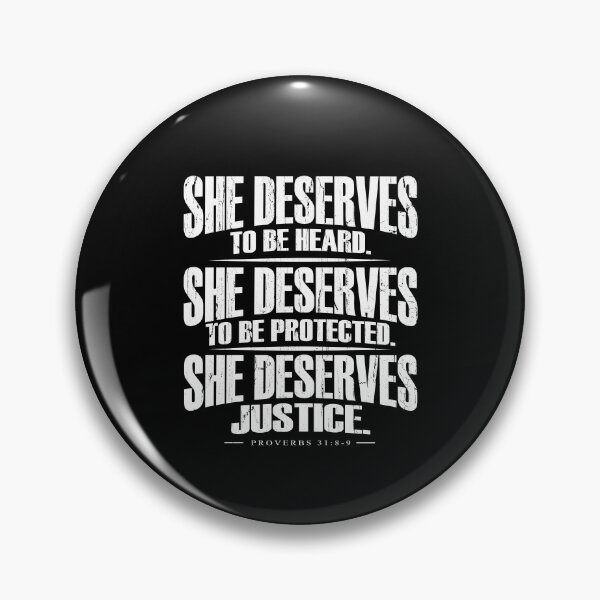 Item preview, She Deserves To Be Heard designed and sold by The-Mut3d-Ghost.