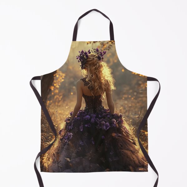 Item preview, Woodland Queen – Purple Rose Gothic Fantasy Art designed and sold by WhimsyWink.