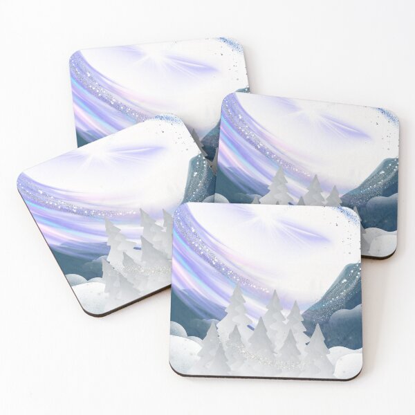 Item preview, Magical Winter Night Star Forest  designed and sold by VibranPalette.