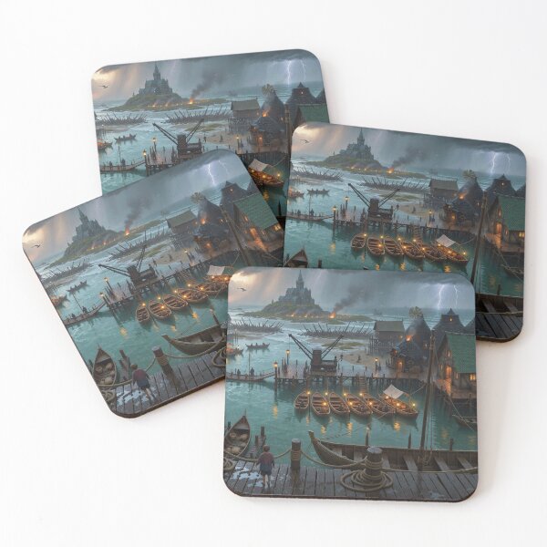 Item preview, Stilt Town Harbor designed and sold by Mia's Menagerie.