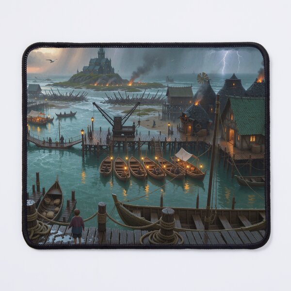 Item preview, Stilt Town Harbor designed and sold by Mia's Menagerie.