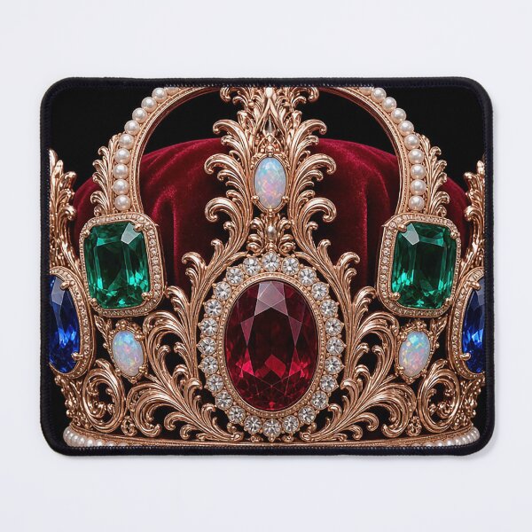Item preview, Ornate Gold Crown with Amethyst Center designed and sold by MFMart.