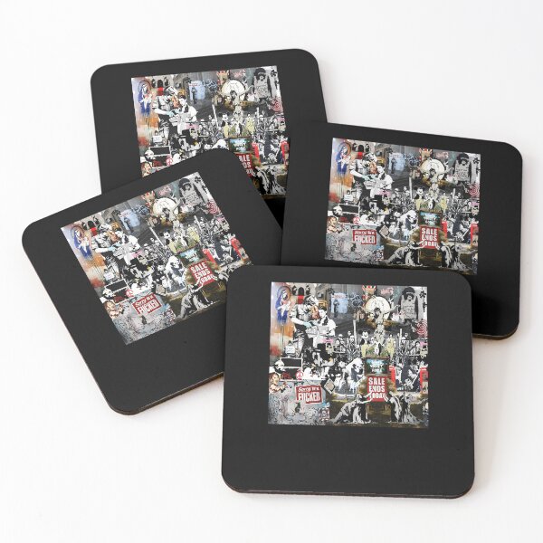 Item preview, Banksy-Graffiti-Collage-Art designed and sold by fursewrote.