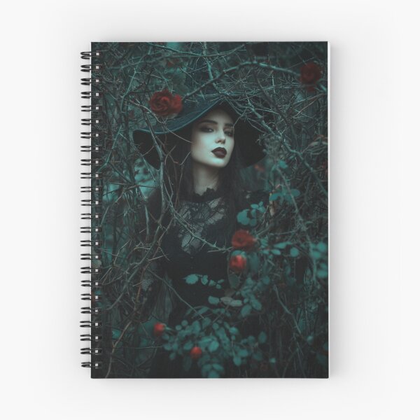 Item preview,  Gothic Witch Among Dark Roses designed and sold by WhimsyWink.