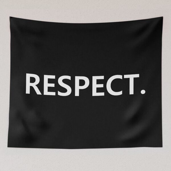 Item preview, Respect. - Bold Minimalist Typography with White Text designed and sold by ModdiesColors.
