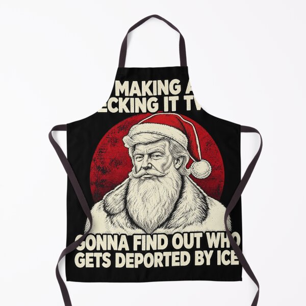 Item preview, He's Making a List Trump Santa Political Christmas Satire designed and sold by haitrieuic96.