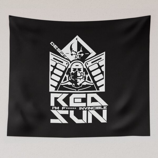 Item preview, RED SUN I'M F****** NUGGLE Skull Gas  designed and sold by LunaCanva.