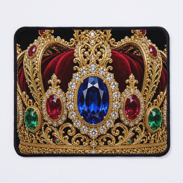 Item preview, (6) Royal Gold Crown with Sapphire Center   designed and sold by MFMart.