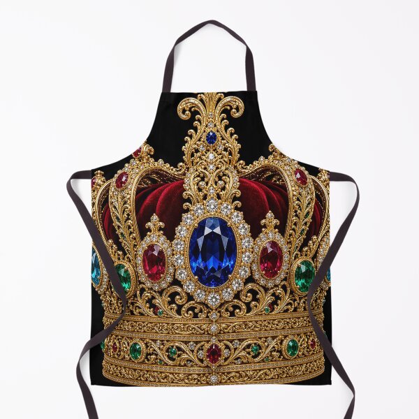 Item preview, (6) Royal Gold Crown with Sapphire Center designed and sold by MFMart.