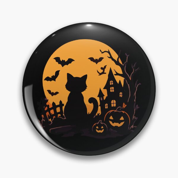 Item preview, Spooky Black Cat Halloween designed and sold by MDGamer777.