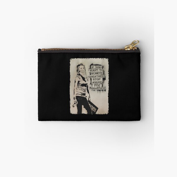 Item preview, Banksy-Quote-Graffiti-If-You-Want-To-Achieve-Greatness-Stop-Asking-For-Permission-Hd designed and sold by beraunhor.