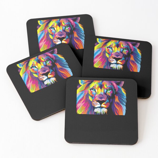 Item preview, Banksy-Rainbow-Lion-Graffiti-Pop-Art-Painting designed and sold by kannourio.