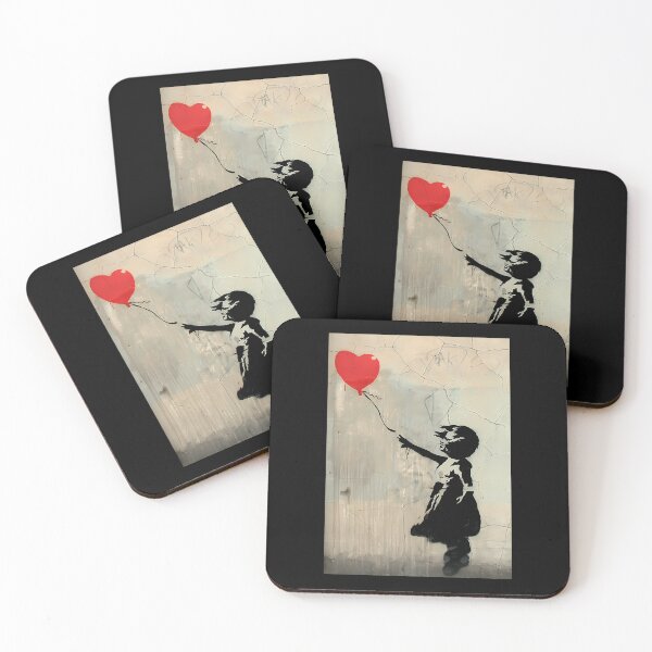 Item preview, Banksy-Red-Heart-Balloon designed and sold by zierkknc.