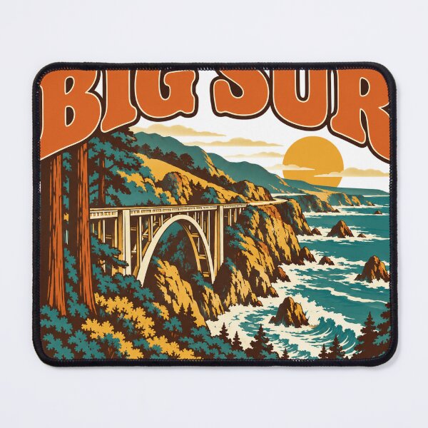 Item preview, Big Sur Gift - Pacific Coast Highway designed and sold by RedRubyBubble.