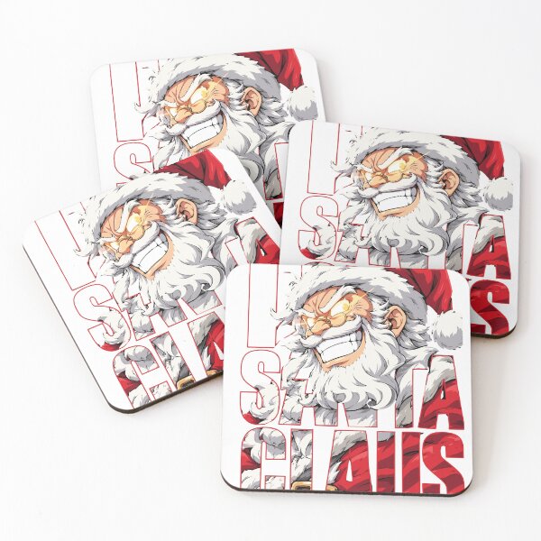 Item preview, Badass Anime Santa Claus Christmas Design Edgy Shonen Holiday Art designed and sold by JOSUQ.