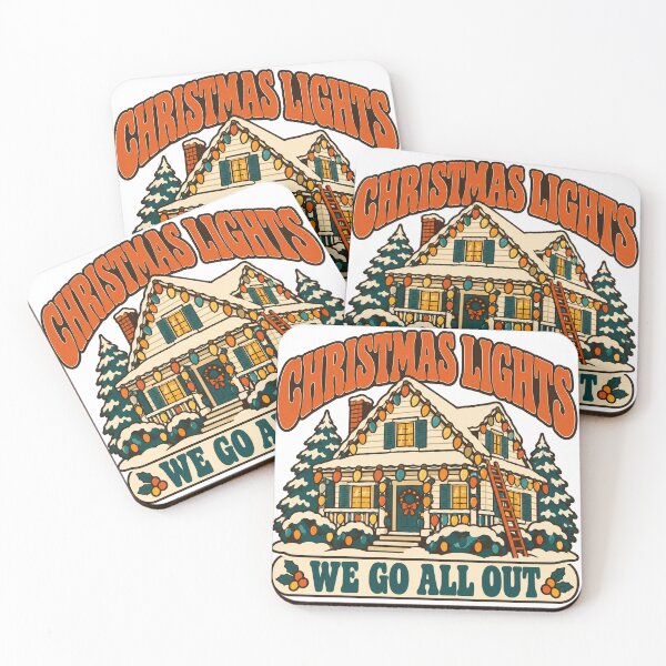 Item preview, Christmas Lights Gift - We Go All Out designed and sold by RedRubyBubble.