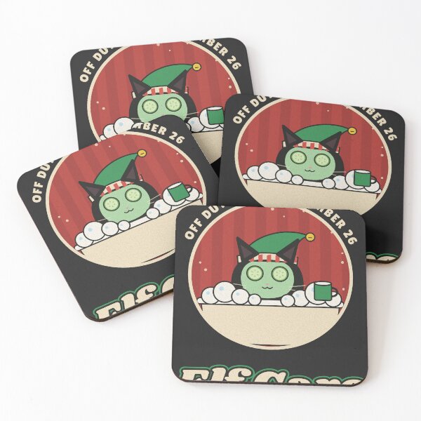 Item preview, Elf Care Funny Christmas Black Cat Spa Day designed and sold by somebasic.