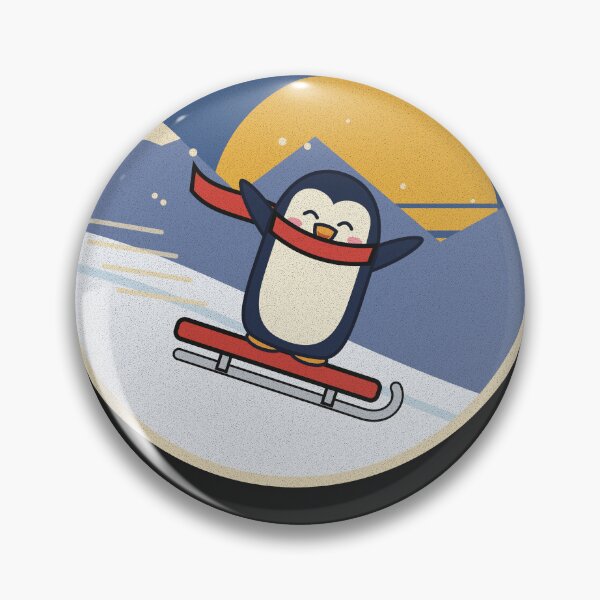 Item preview, Snow Problem Cute Penguin Sledding Winter designed and sold by somebasic.