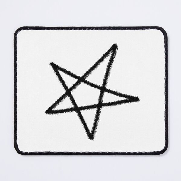 Item preview, Hand Drawn Black Five Pointed Star Sketch designed and sold by tammist.