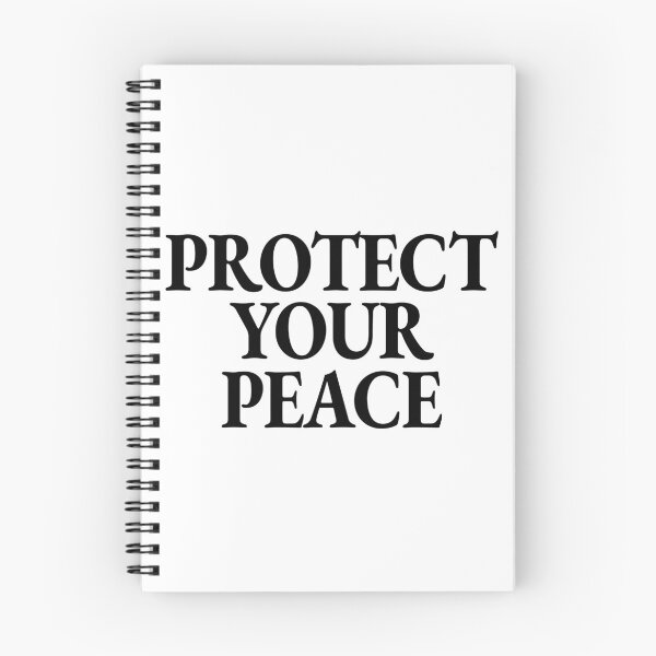 Item preview, Protect Your Peace - Self Care Affirmation with Black Text designed and sold by ModdiesColors.