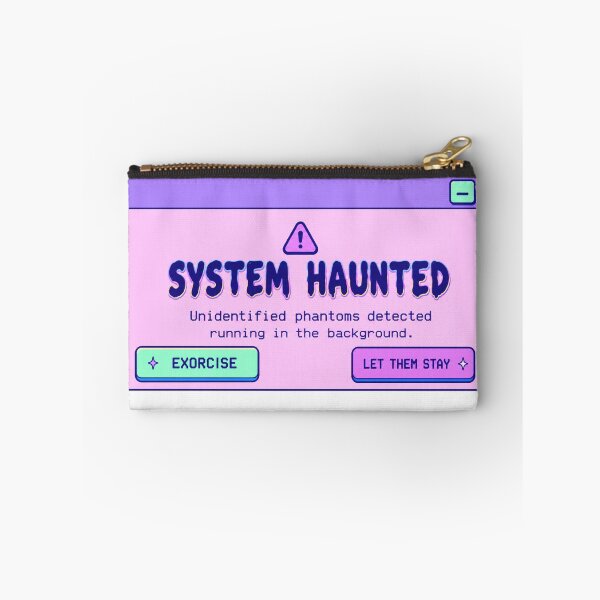 Item preview, system haunted pc message  designed and sold by FurryFantasy.
