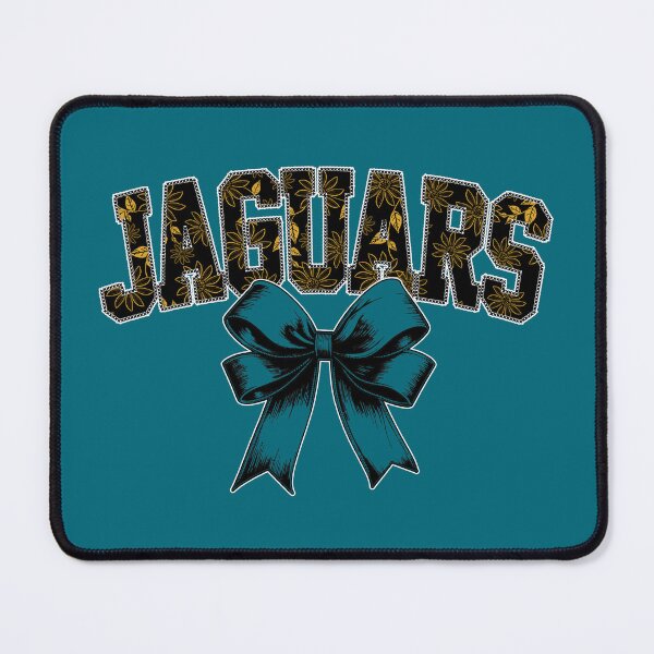 Item preview, Jaguars Floral Coquette Bow designed and sold by Floral Vintage.