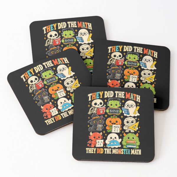 Item preview, They Did The Monster Math Spooky Teacher Retro Graphic  designed and sold by MatherFisher.
