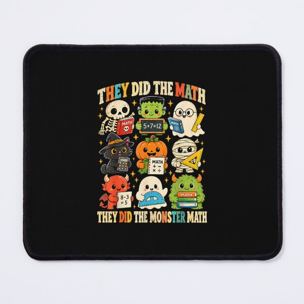 Item preview, They Did The Monster Math Spooky Teacher Retro Graphic  designed and sold by MatherFisher.