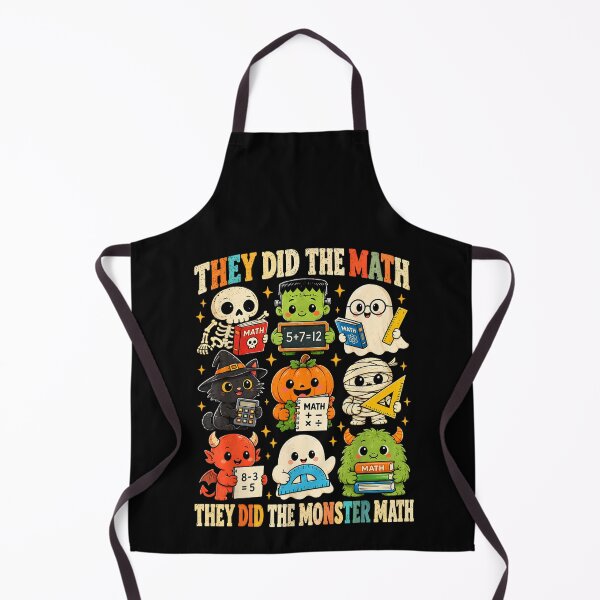 Item preview, They Did The Monster Math Spooky Teacher Retro Graphic designed and sold by MatherFisher.