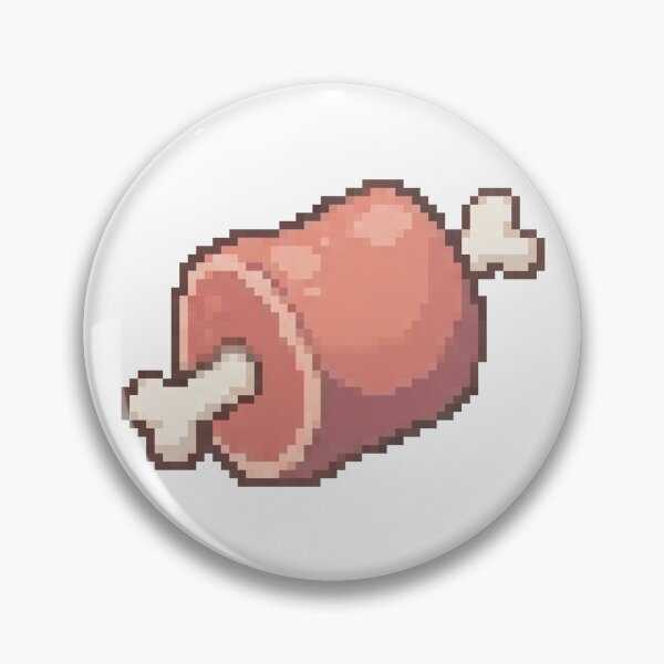 Item preview, Roasted Meat Drumstick Pixel Art designed and sold by fozero Pixel.