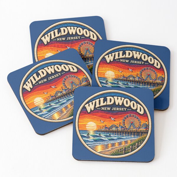 Item preview, Wildwood New Jersey Boardwalk Beach designed and sold by Swanny's Custom T-shirt and Gift Designs.
