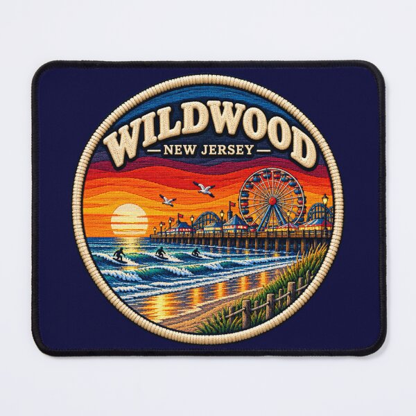 Item preview, Wildwood New Jersey Boardwalk Beach designed and sold by Swanny's Custom T-shirt and Gift Designs.