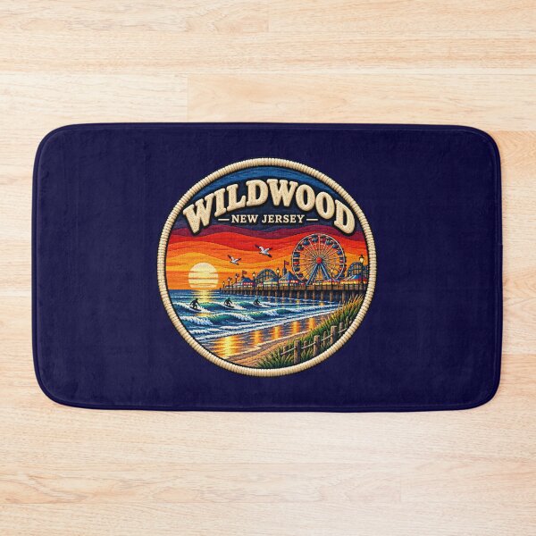 Item preview, Wildwood New Jersey Boardwalk Beach designed and sold by Swanny's Custom T-shirt and Gift Designs.