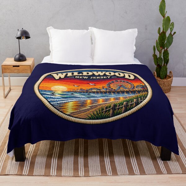 Item preview, Wildwood New Jersey Boardwalk Beach designed and sold by Swanny's Custom T-shirt and Gift Designs.
