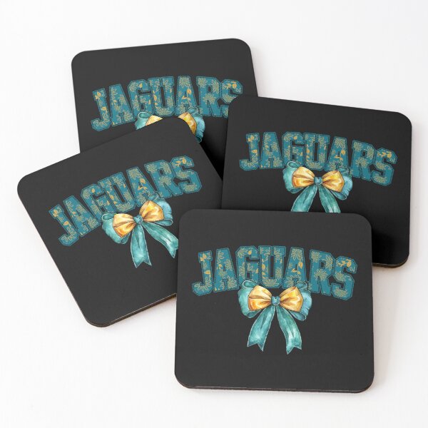 Item preview, Jaguars Floral Coquette Bow Football Fan Spirit designed and sold by RockTheFeal.