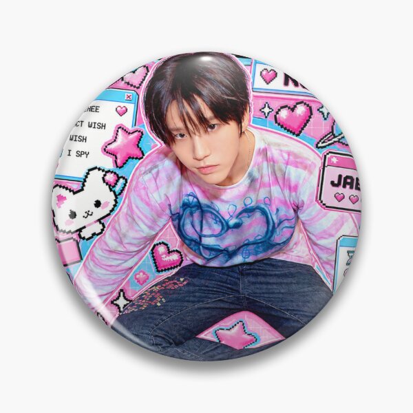 Item preview, NCT WISH Jaehee I SPY Cyber Y2K Pixel Kpop Design designed and sold by Valeree Store.