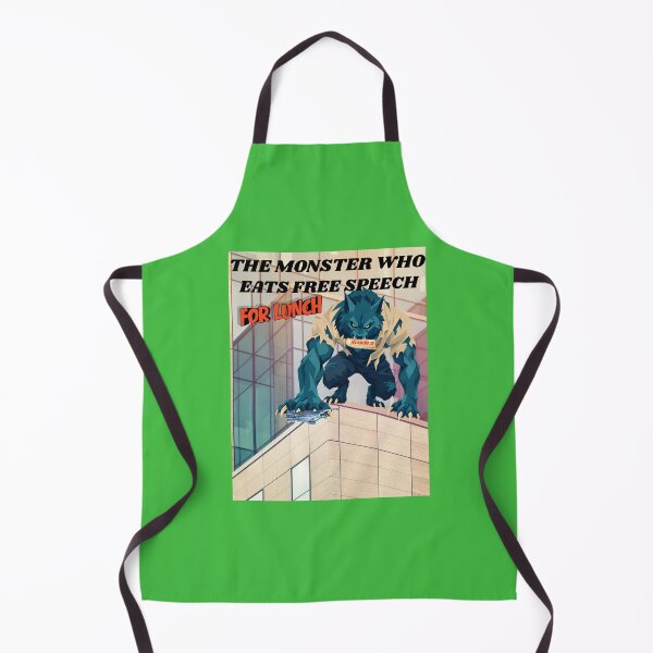 Item preview, the monster who eats free speech for lunch designed and sold by docksTees.