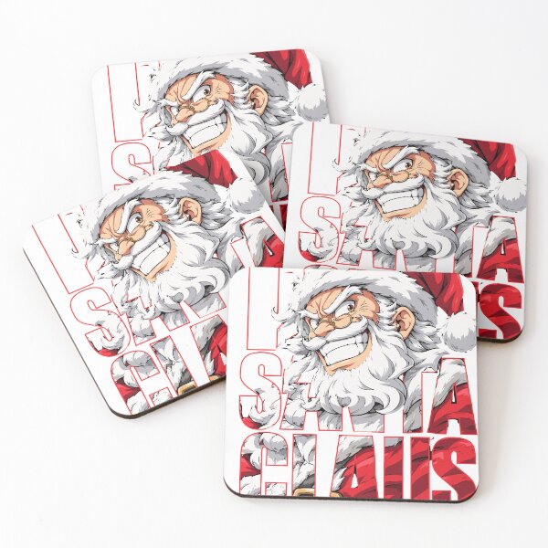 Item preview, Santa Claus Christmas Anime Warrior Art Epic Shonen Holiday Graphic designed and sold by JOSUQ.