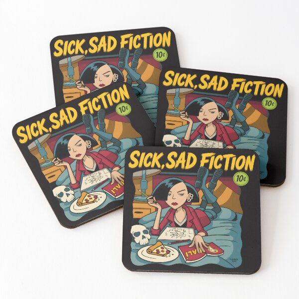 Item preview, Sick Sad Fiction Retro Comic Art designed and sold by Gamaza-Eggs.