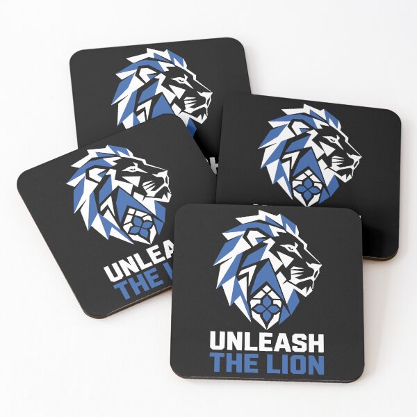 Item preview, Unleash The Lion Geometric Gym Motivational White designed and sold by MDGamer777.