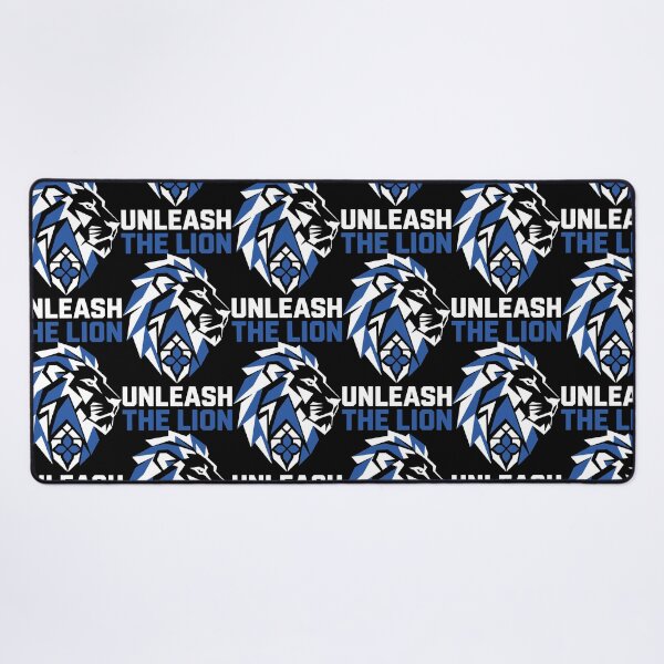 Item preview, Unleash The Lion Geometric Gym Motivational White designed and sold by MDGamer777.