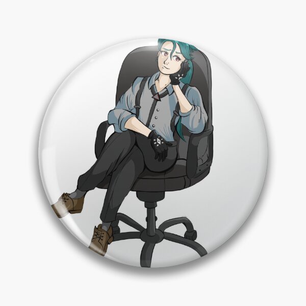 Item preview, Bored Business Anime Guy Sitting Office Chair designed and sold by Fandangoo.